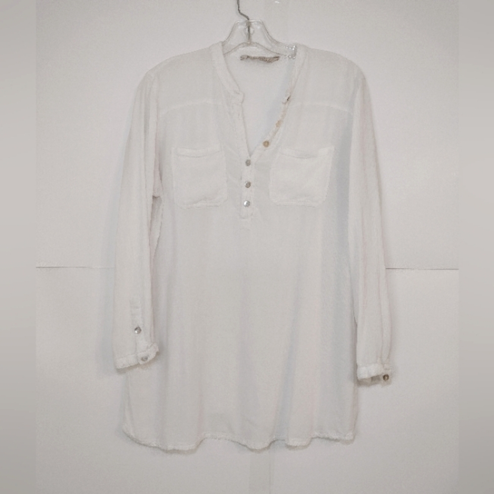 Soft Surroundings Women's White Top Size (M)